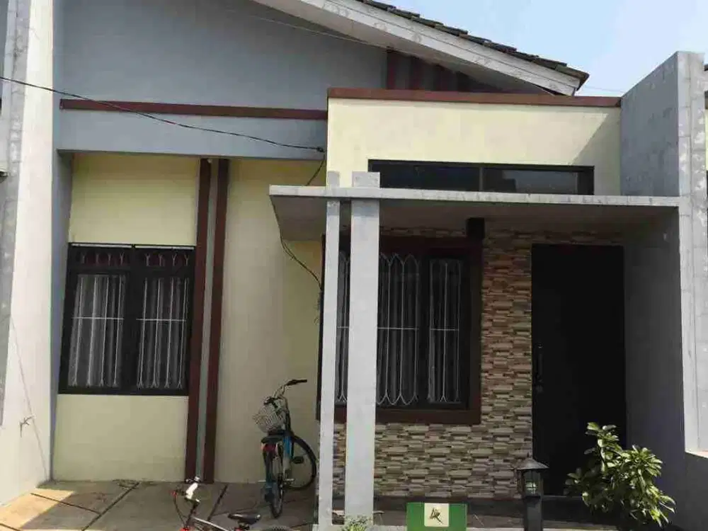 Rumah cluster di Cikarang Barat Bekasi Siap huni murah bebas banjir strategis di jalan utama Bekasi