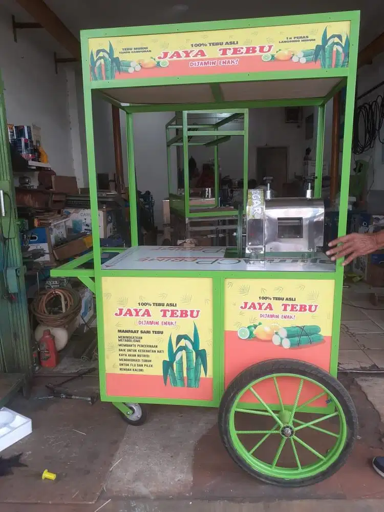 Jual gerobak es tebu