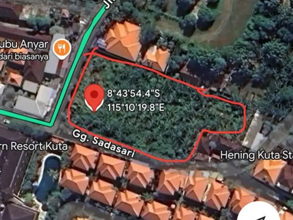 Dijual Cepat – Tanah Komersial Strategis Dekat Bandara, Kuta Tuban – Bali