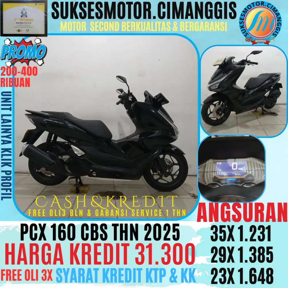 PCX 160 CBS CASHBACK UPTO 700 RIBUAN FREE OLI 3 BLN