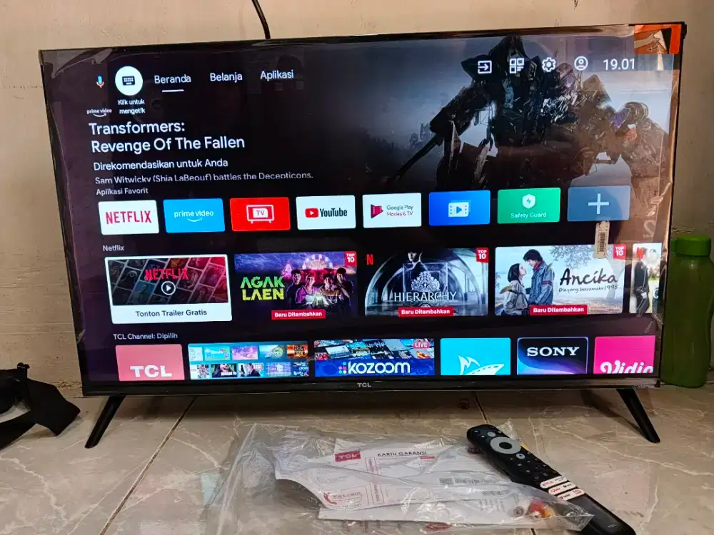 Android TV TCL 32 Lengkap