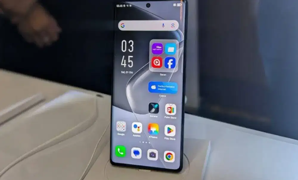 Infinix Hot 50 Pro ram 8/256 warna silver