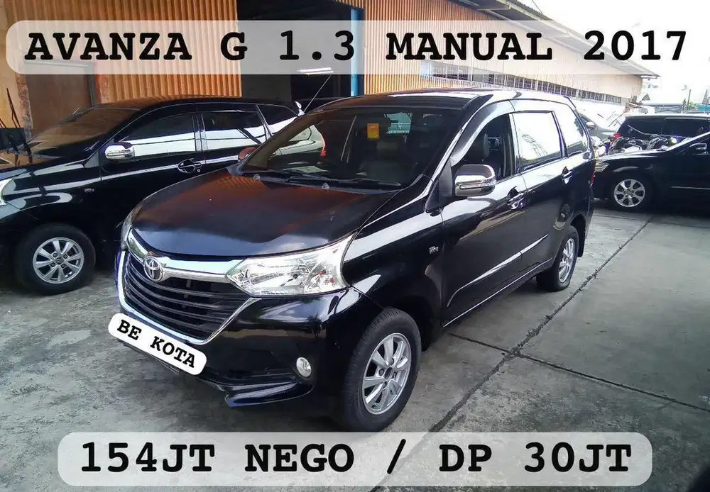 GRAND AVANZA G 1.3 MANUAL HITAM BE KOTA