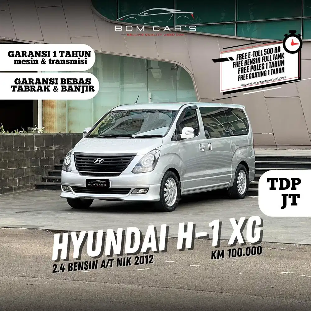 CASH 110 JUTA Hyundai H1 2.4 XG Bensin A/T Nik.2012
