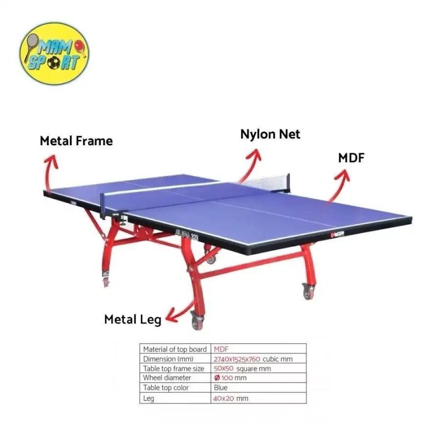 Meja Pingpong Tenis Meja KATANA 323 18MM HIDROLIK Original Import