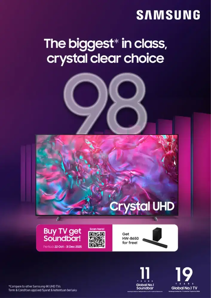 SAMSUNG 98 FREE SOUNDBAR