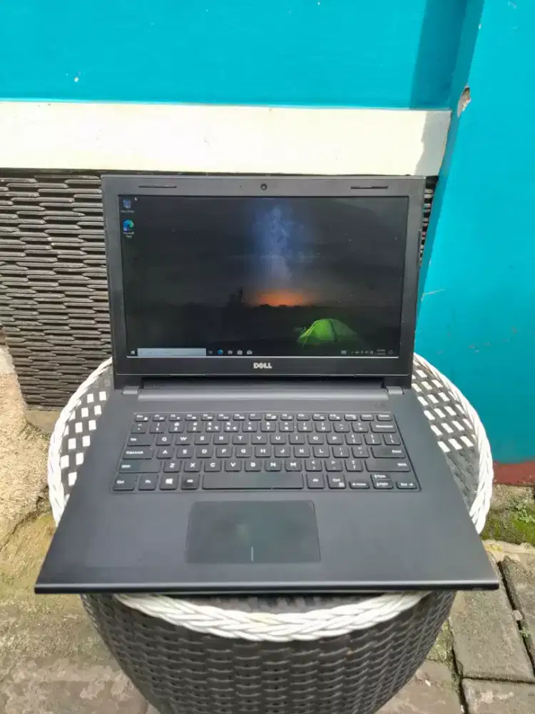 Laptop dell 3442 udah ssd siap pake kerja kuliah sekolah
