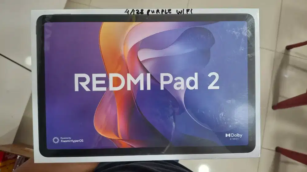 TABLET XIAOMI REDMI PAD 2 4/128GB WIFI ONLY. SEGEL GARANSI RESMI