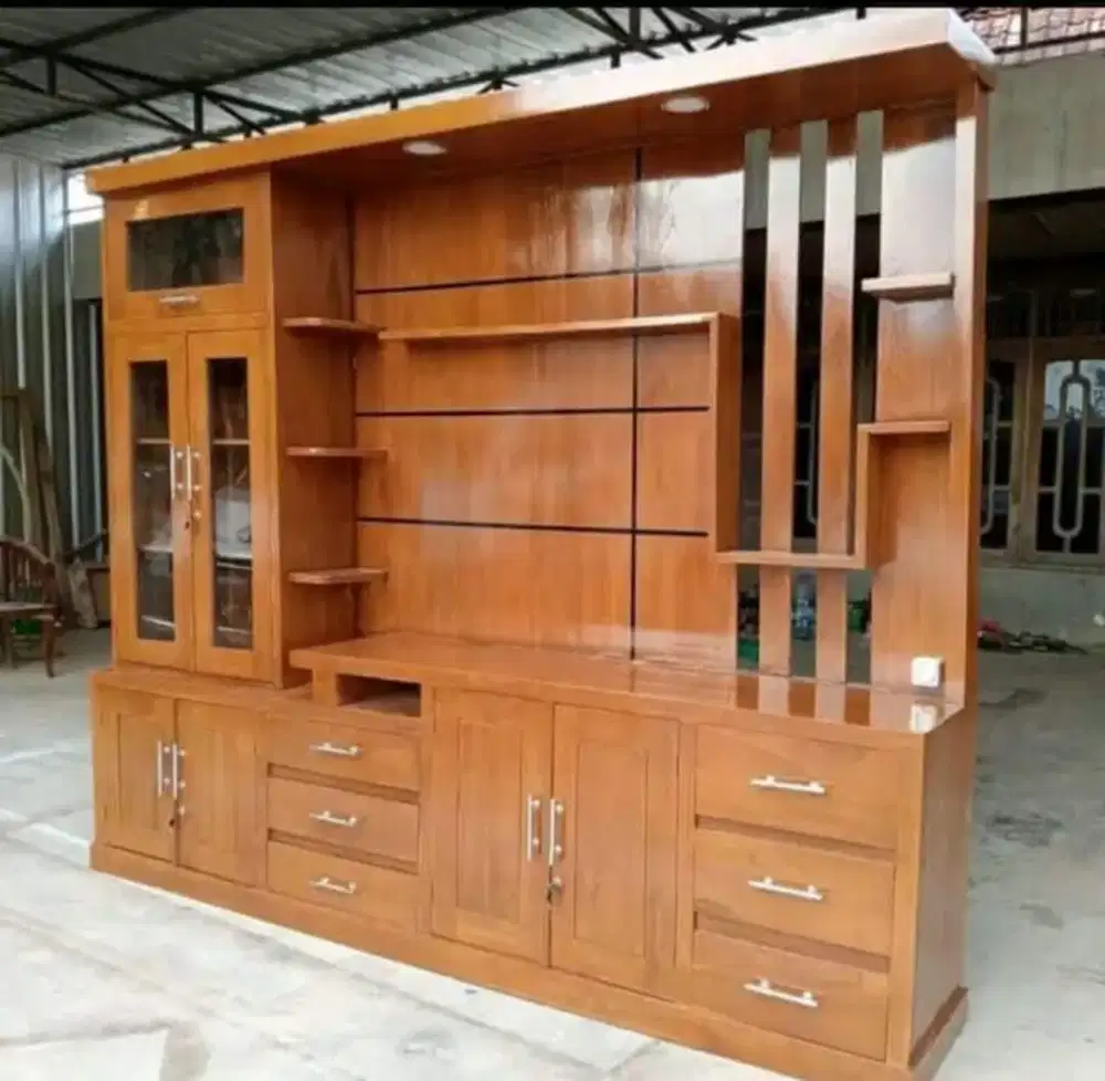 Partisi,Bifet,Meja TV Kayu Jati