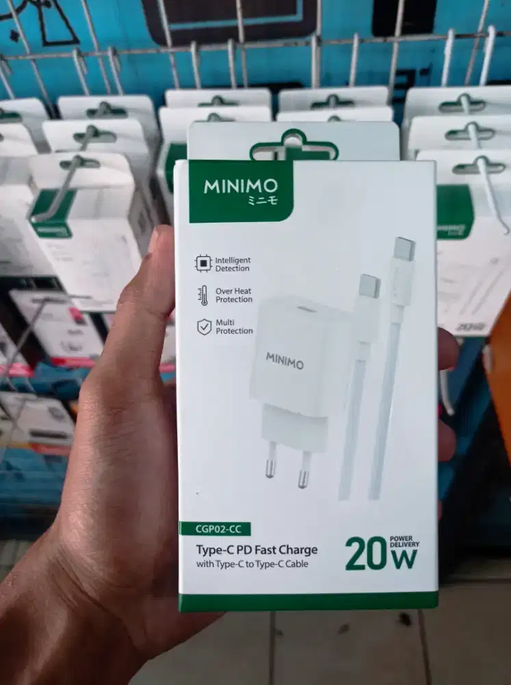 Travel Charger Type-C to Type-C Minimo CGP02-CC