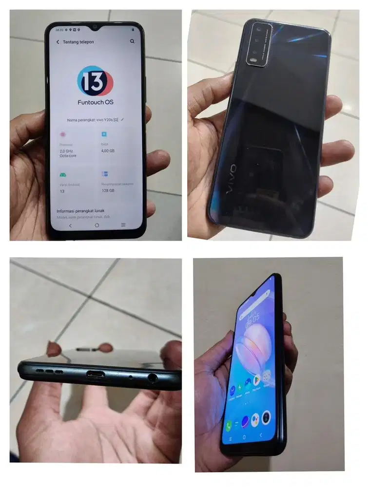 Vivo Y20s 4/128 Fullset Nominus