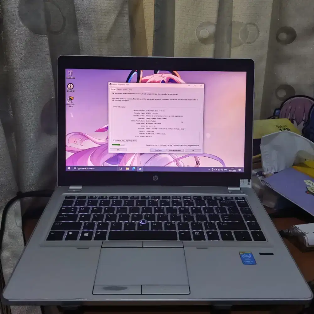 Laptop HP Folio 9480M Laptop Bisnis Intel Core i5 4310u vPro Ram 8gb