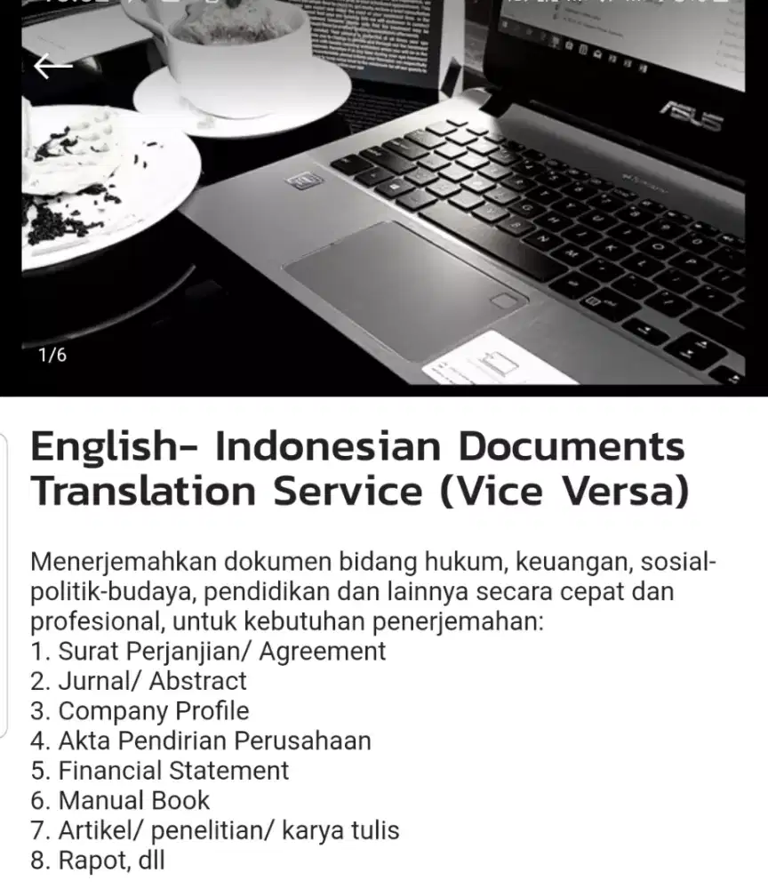 Jasa Penerjemah English- Indonesian Translation Service