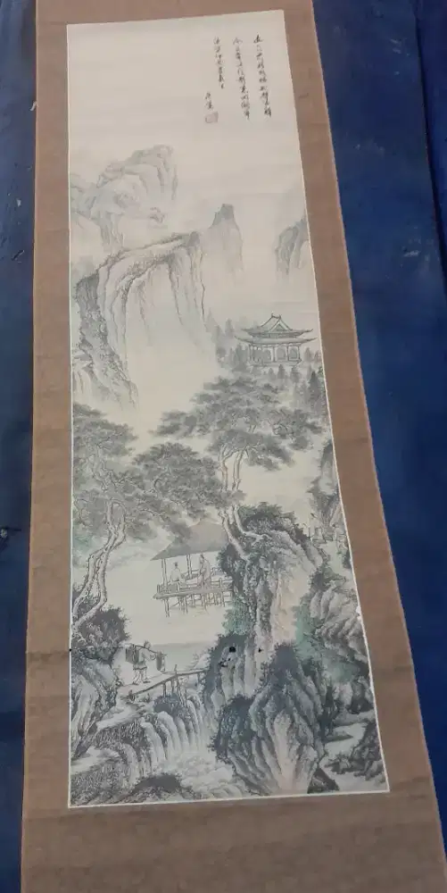 Lukisan gulung/kaligrafi cina