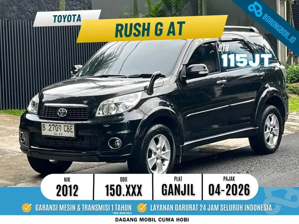 Toyota Rush G AT 2013