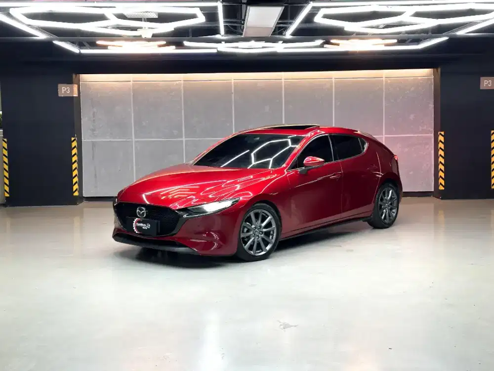 Mazda 3 HB 2020 Merah Maron Skyactiv Super Mulus