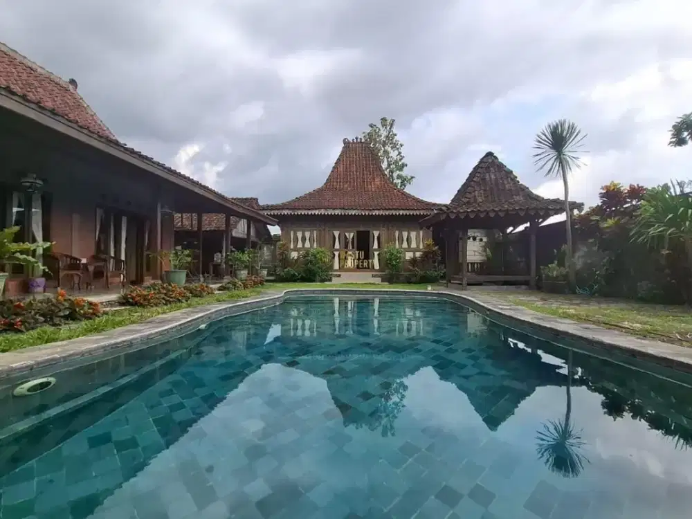 VILLA FULL FURNISHED + SWIMMING POOL, DEKAT EXIT TOL JOGJA SOLO DI MAGUWOHARJO