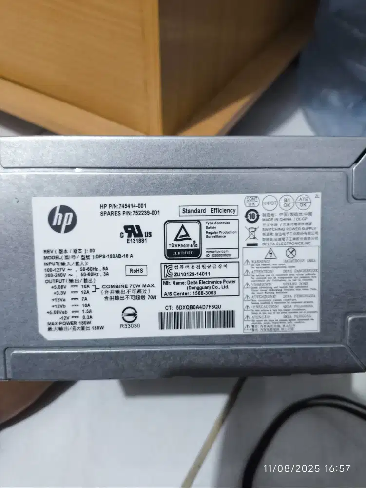 Power Supply PSU HP 180 watt DPS-180AB-16A