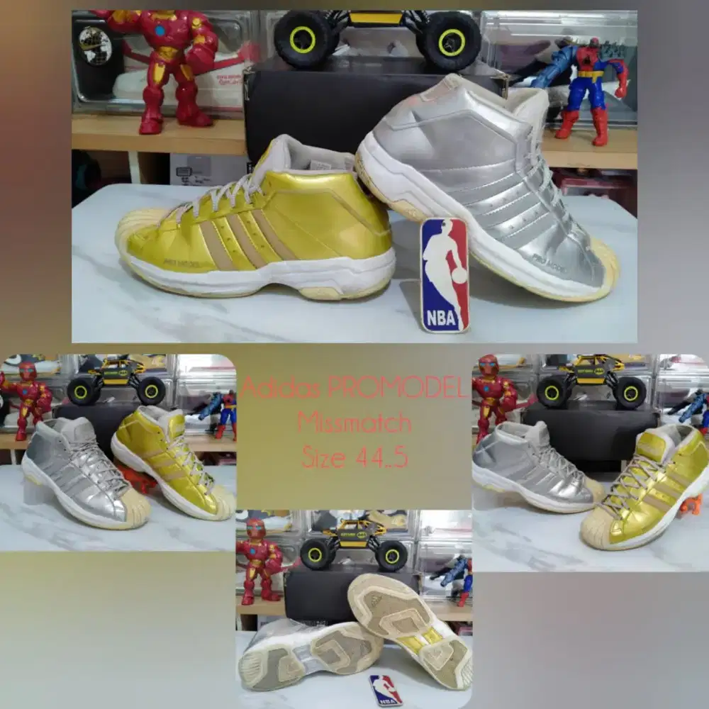 Sepatu Basket Vintage Adidas Missmatch