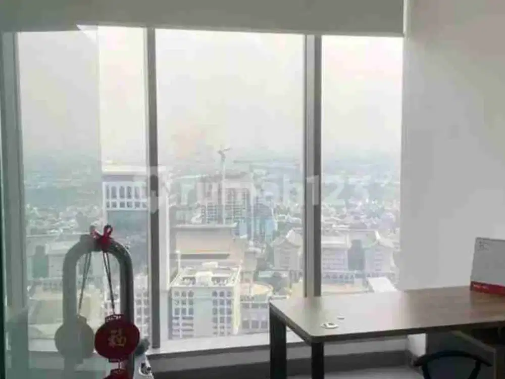 Disewakan office tower goldcoast furnish bagus siap pakai