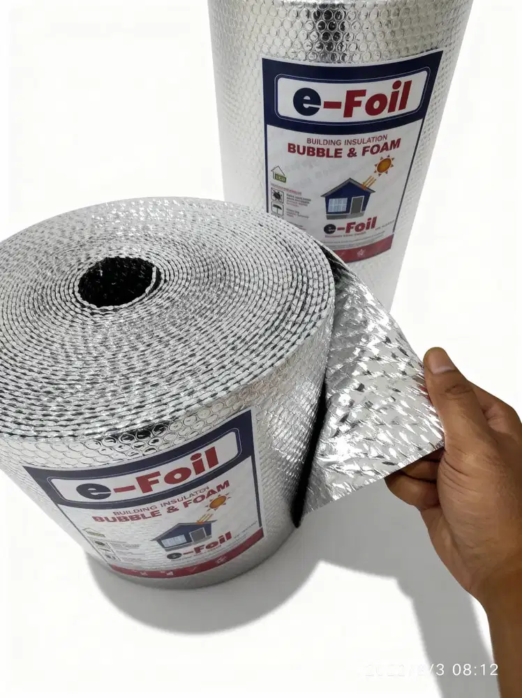 Bubble 4mm E-foil - Peredam Panas Atap Rumah