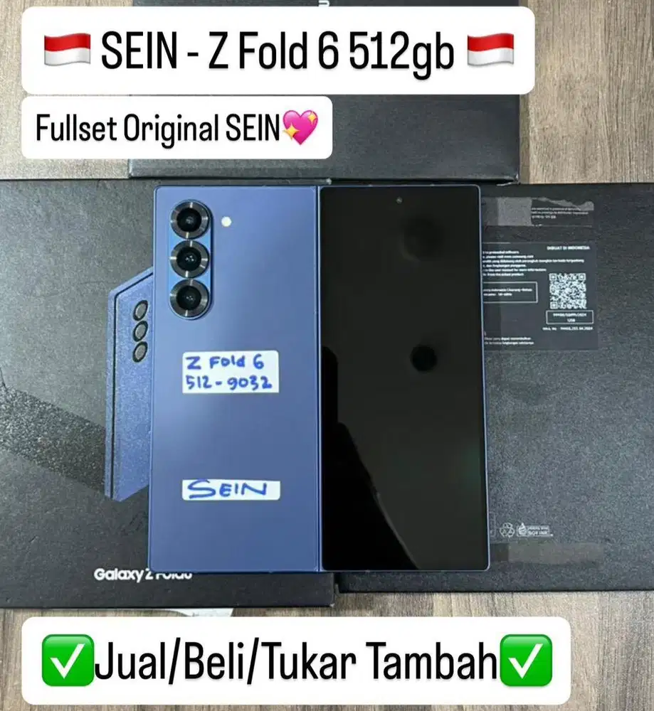 Samsung z fold 6 12/512gb second sein bisa di cicil 0%