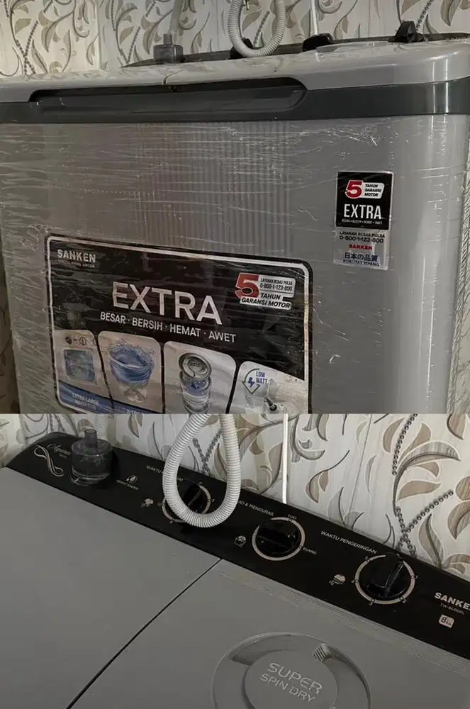 Dijual mesin cuci 2 tabung merk sanken