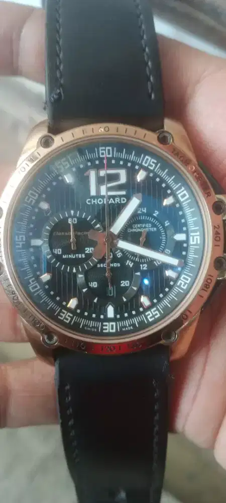 Jam tangan chopard chrono lancar normal
