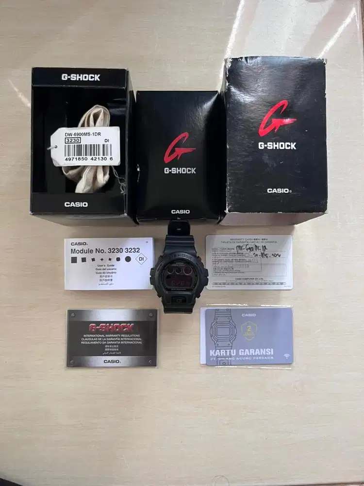 Casio G-Shock Dw-6900ms / G Shock Dw6900ms Gshock dw6900 fullset