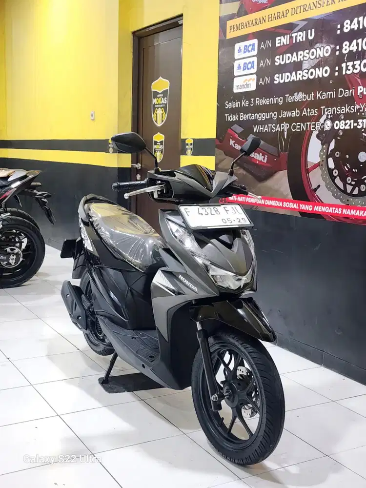 Beat CBS 110 km low DP ,500 rb