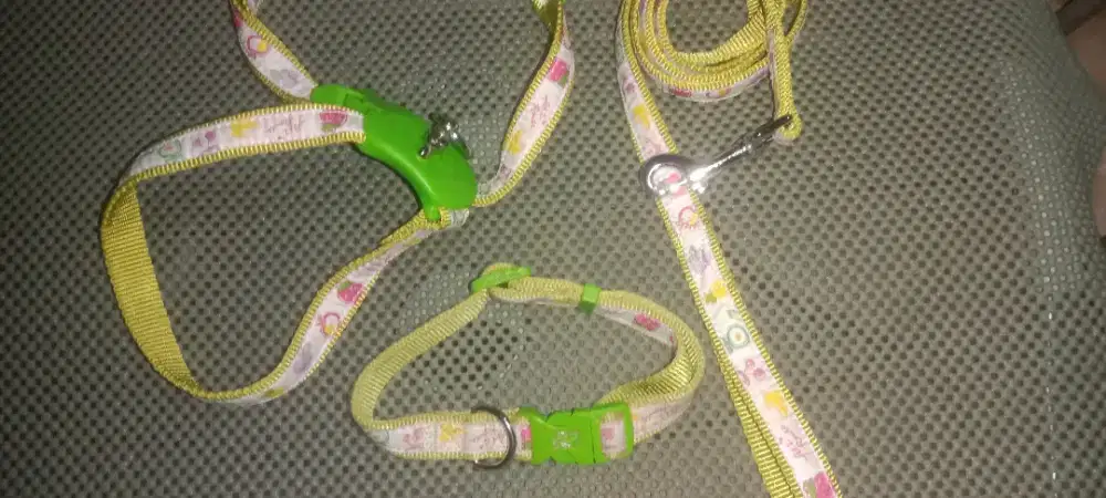 Satu Set Kalung, Tapi Badan, dan Tali pegangan