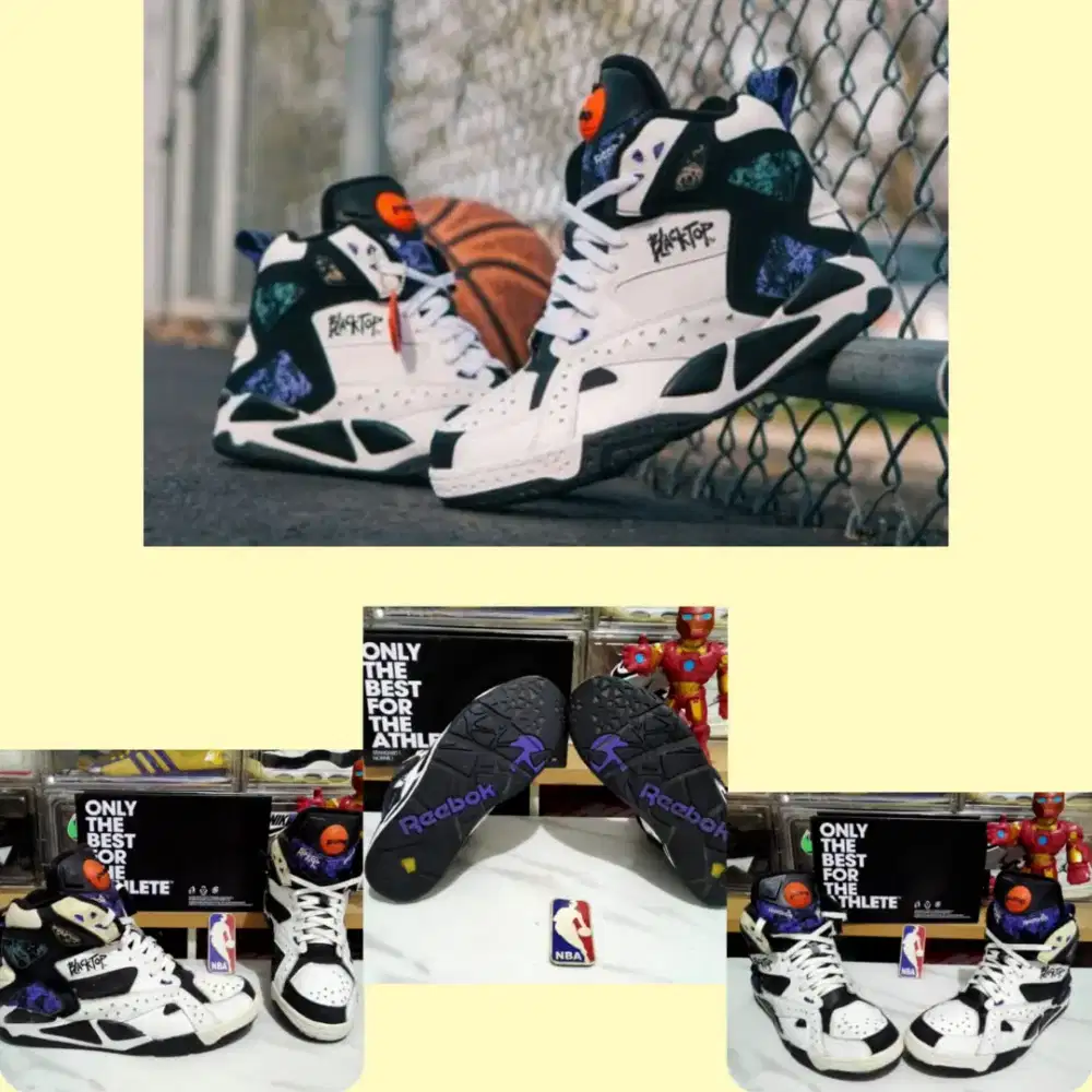 Sepatu Basket Vintage Reebok Blacktop