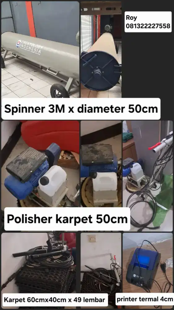 Spinner laundry karpet pengering bisnis cuci karpet