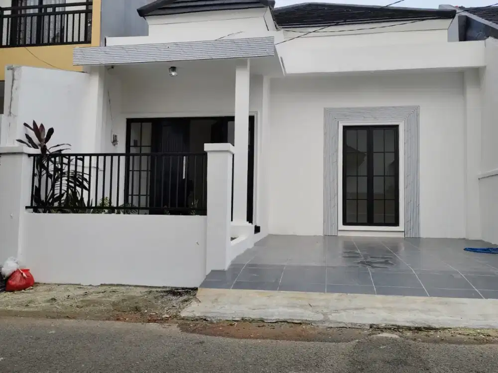 Rumah Brand New baru 1 lantai di Griya Loka, dekat Pasar Modern BSD