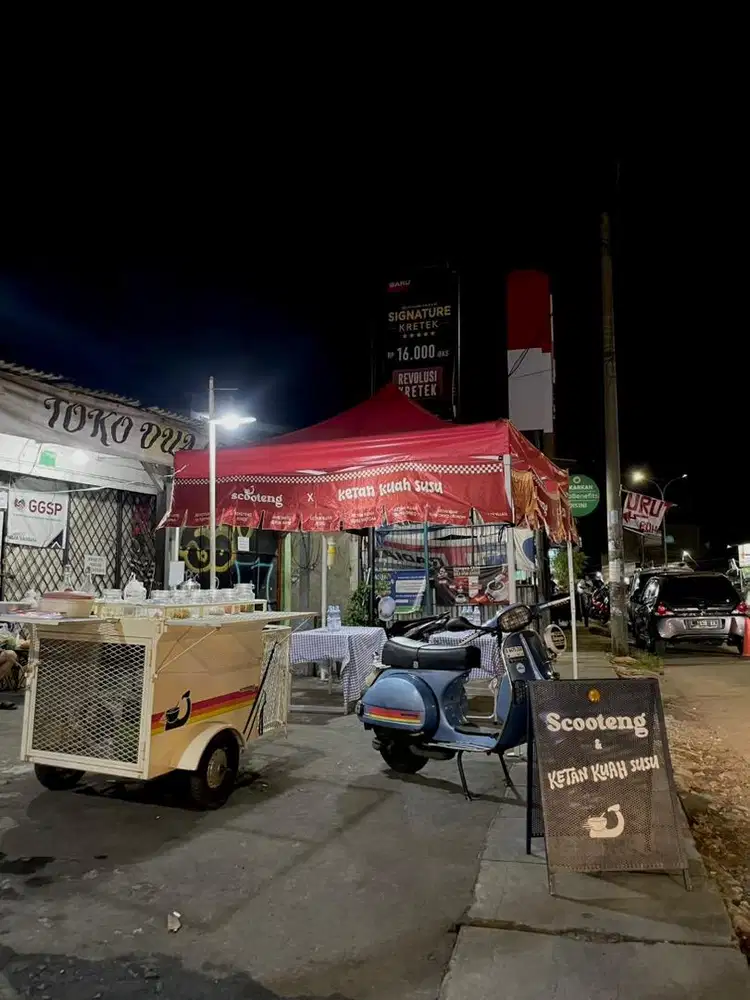 LOKER SORE-MALAM, untuk jaga sekoteng dan ketan susu