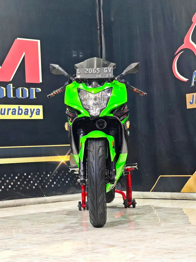 Ninja fi 250 SL mono km.11rb plat baru dp.1,5jt.Anugerah motor rungkut
