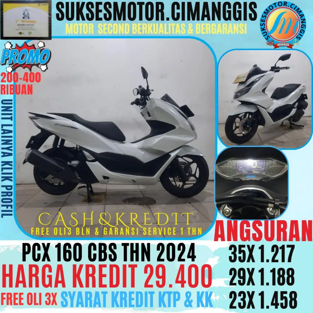 PCX 160 CBS CASHBACK UPTO 700RIBUAN FREE OLI 3 BLN