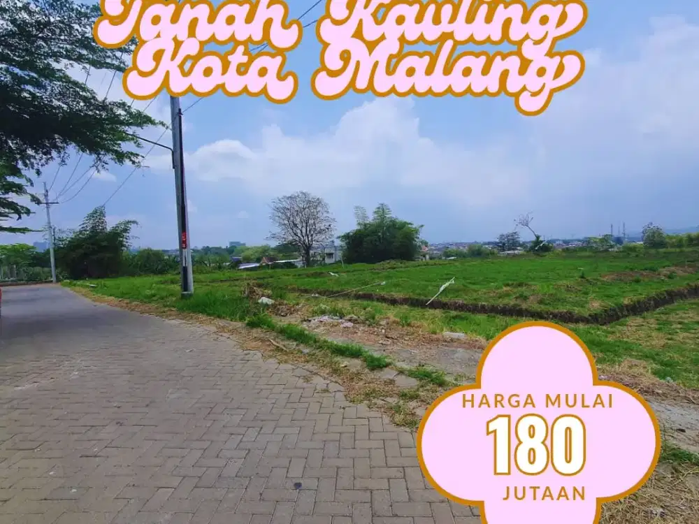 Tanah Kavling di Bandulan – Hanya 10 Menit ke Alun-Alun Kota Malang!