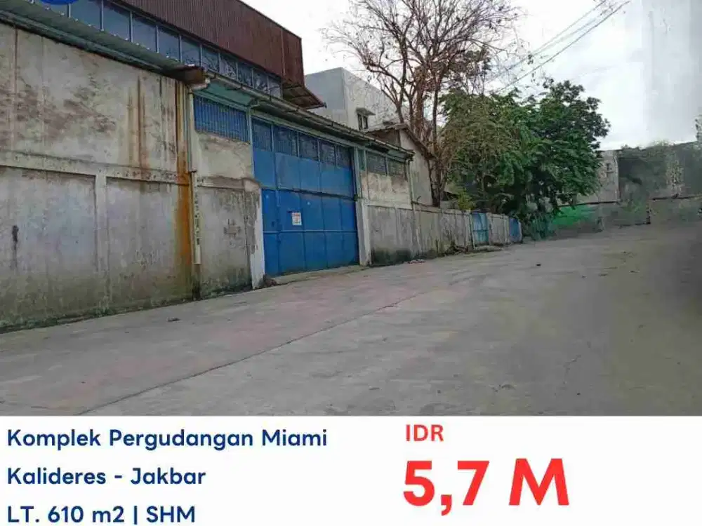 LELANG GUDANG DI PERGUDANGAN MIAMI TEGAL ALUR KALIDERES