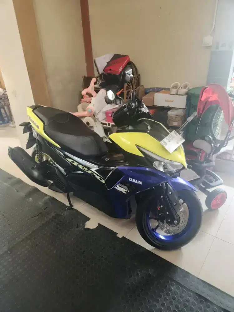 Aerox biru kuning 2023 gbm