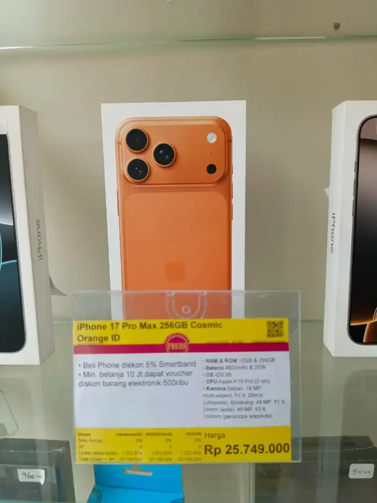 Cicilan 0% Tanpa DP IPhone 17 Pro Max