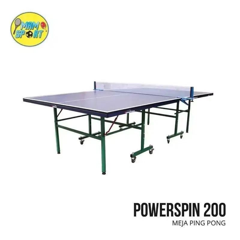 Meja Pingpong Tenis Meja POWERSPIN 200 16MM Original Import