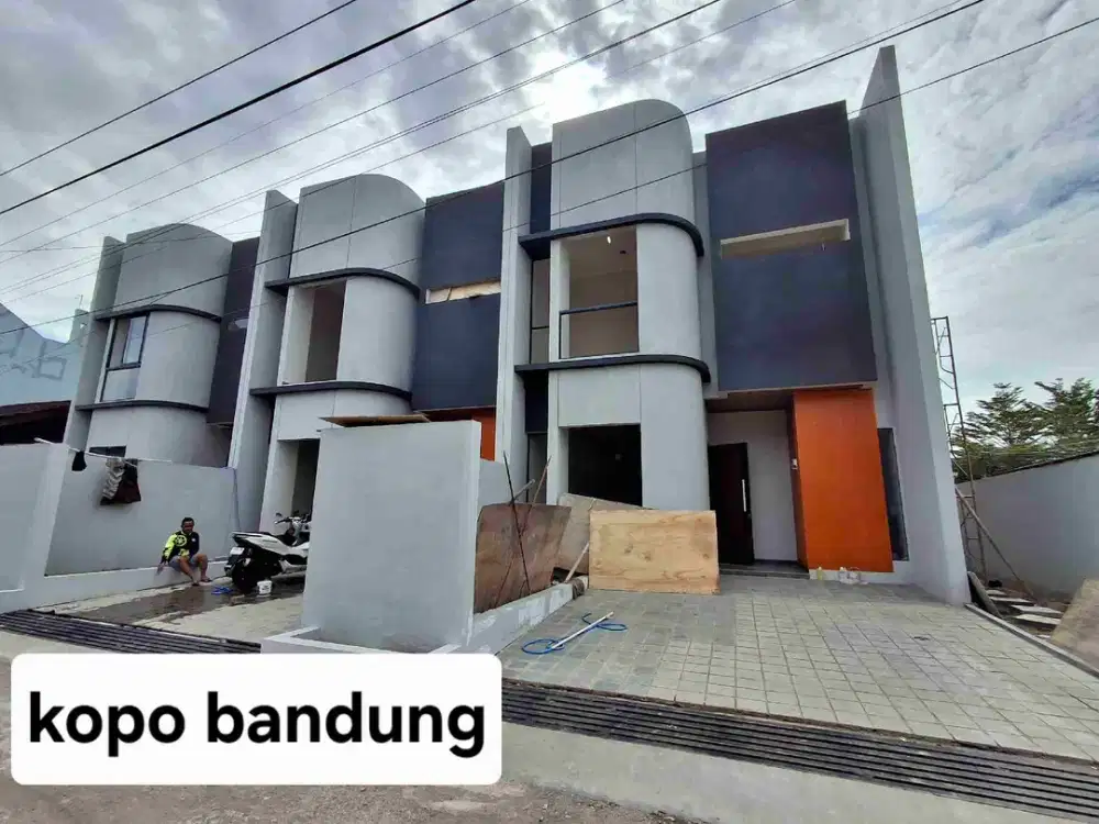 rumah baru 2 lantai desain artdeco di kopo bandung bisa kpr