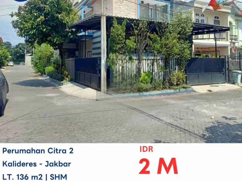 LELANG RUMAH DI PERUMAHAN CITRA GARDEN 2  EXT KALIDERES JAKARTA BARAT
