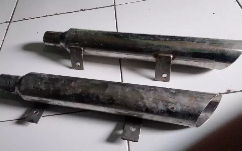 Jual tabung knalpot harley sepasang lokasi cilebut bogor