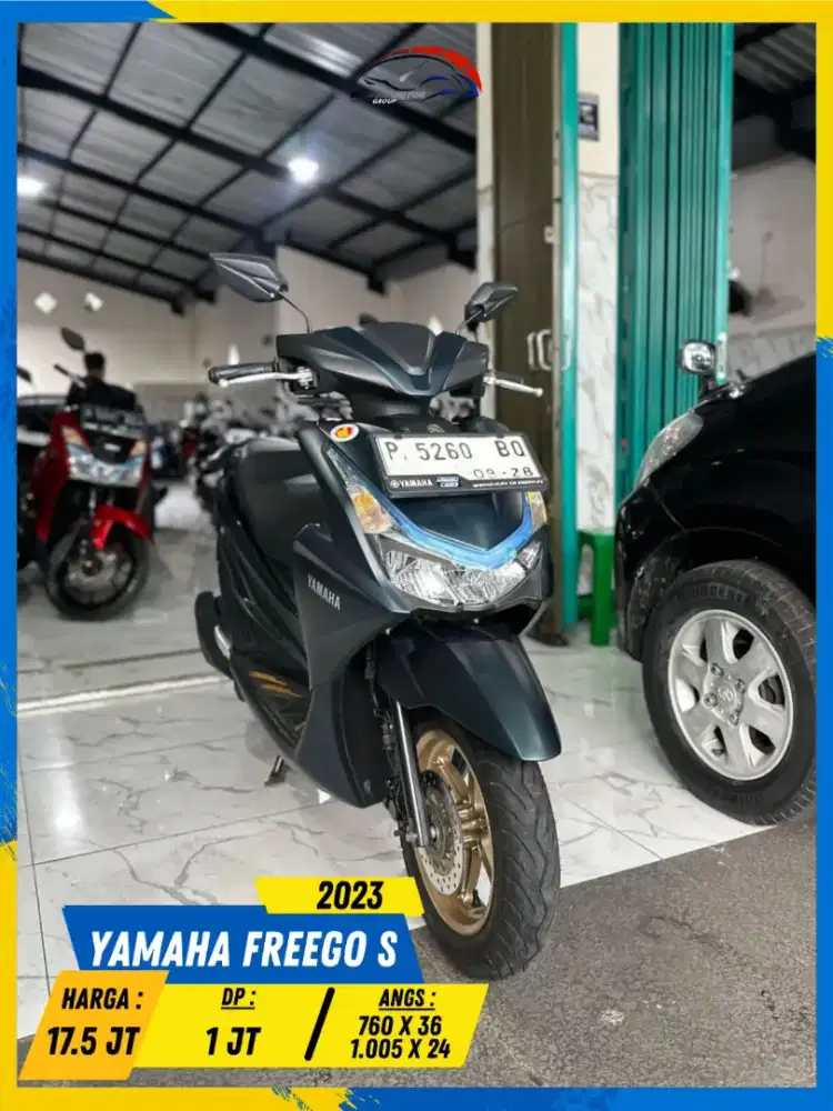 YAMAHA FREEGO S 2023 PLAT P GERCEP LURR HIKMAH MOTOR KEPUH MALANG
