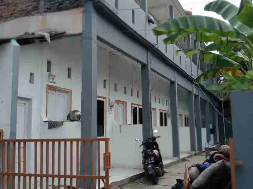 jual kontrakan 10 pintu akses mobil bangunan 2 lantai