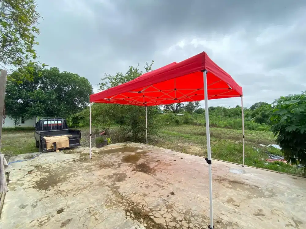 Tenda lipat matic praktis gazebo portable payung buat jualan