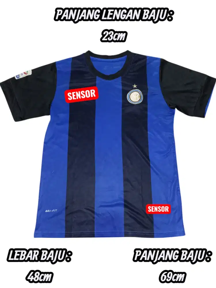 Jaket Baju Bola Jersey Inter Milan Home & Away 2012/2013 & 2016/2017