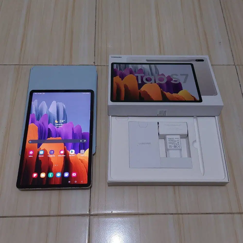 Samsung Tab S7 6/128 gb Cellular 4G LTE Silver ex SEIN Resmi